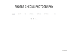 Tablet Screenshot of phoebecheong.com